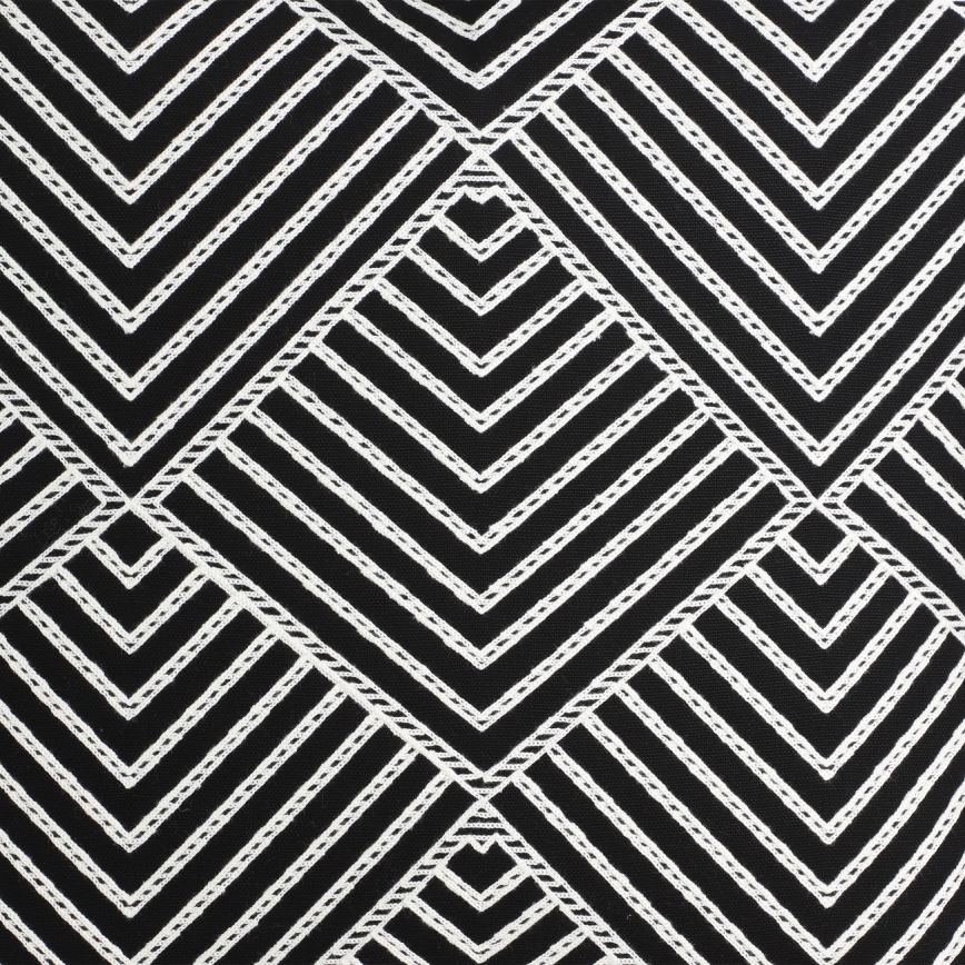 Eglo - Decorative pillow 45x45 cm black/white