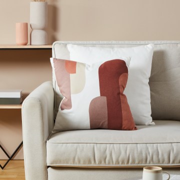 Eglo 420007 - Decorative cushion CHEVERY 45x45 cm white/red