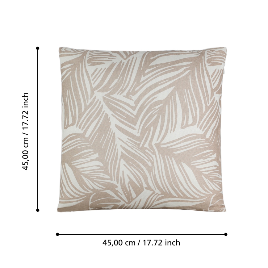Eglo 420011 - CHEVERY Decorative Cushion 45x45 cm Beige