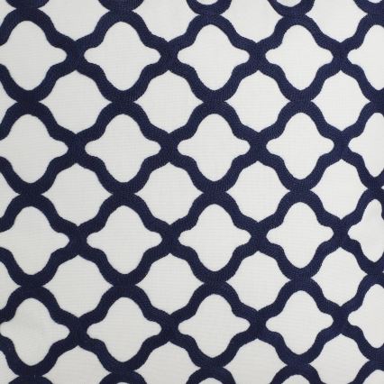 Eglo - Decorative pillow 45x45 cm white/blue
