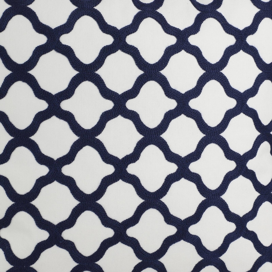 Eglo - Decorative pillow 45x45 cm white/blue