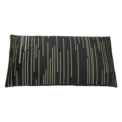 Eglo - Decorative pillow 30x50 cm black/gold