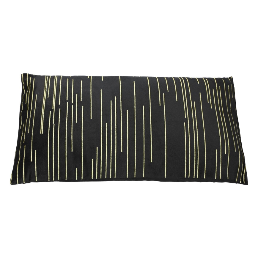Eglo - Decorative pillow 30x50 cm black/gold