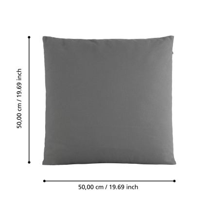 Eglo 420028 - ILES Decorative Cushion 50 x 50 cm, grey