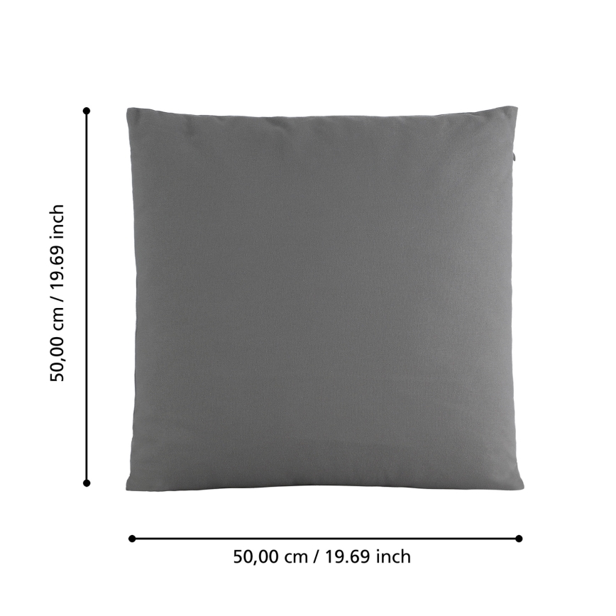 Eglo 420028 - ILES Decorative Cushion 50 x 50 cm, grey