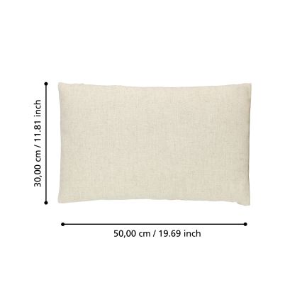Eglo 420032 - Decorative Cushion ILES 30x50 cm Beige
