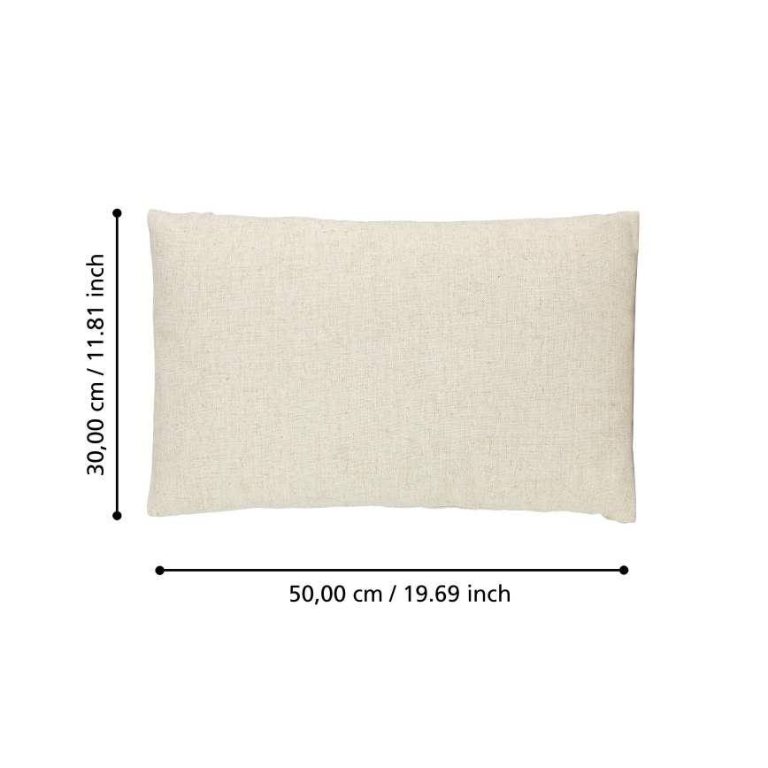 Eglo 420032 - Decorative Cushion ILES 30x50 cm Beige