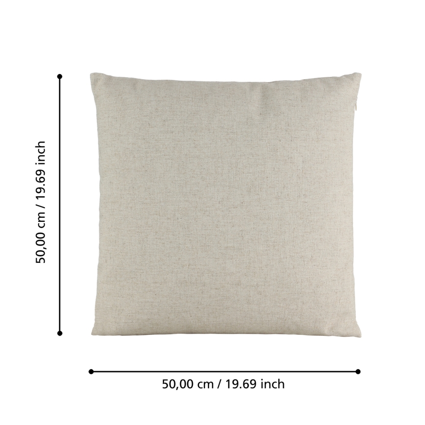 Eglo 420033 - ILES Decorative Cushion 50x50 cm Beige