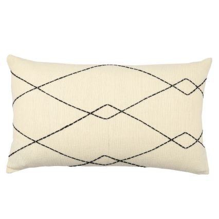 Eglo 420042 - CHEVERY Decorative Cushion 35x60 cm Beige/Black