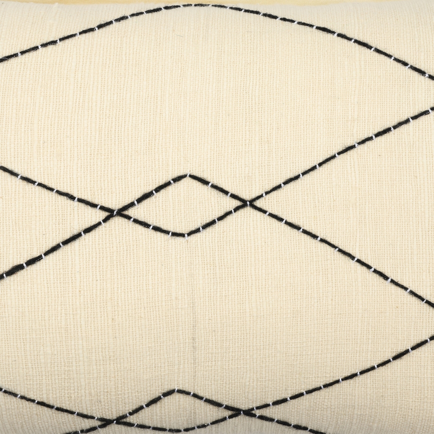 Eglo 420042 - CHEVERY Decorative Cushion 35x60 cm Beige/Black