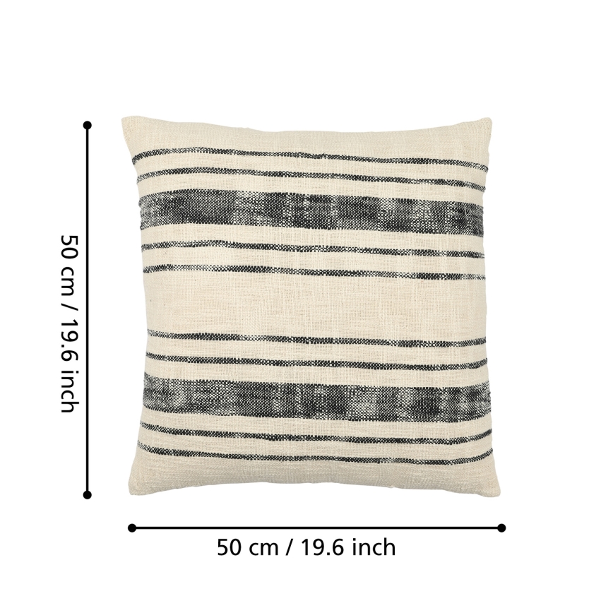 Eglo 420052 - CHEVERY Decorative Cushion 50x50 cm cream/black