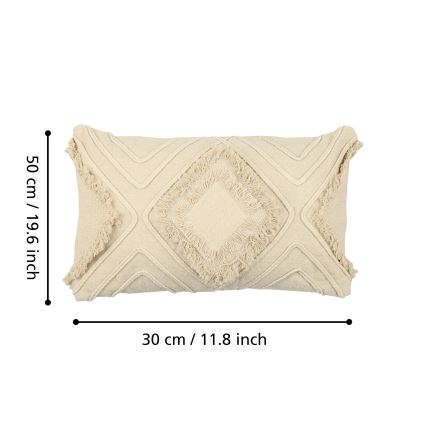 Eglo 420057 - CHEVERY Decorative Cushion 30x50 cm Beige