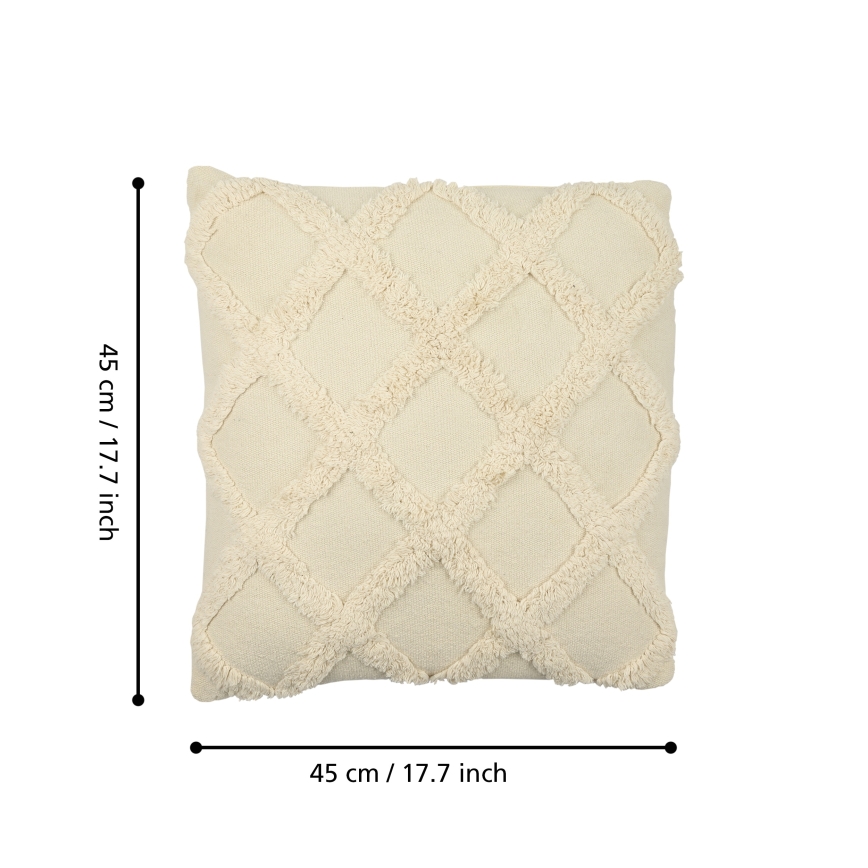 Eglo 420058 - CHEVERY decorative cushion 45 x 45 cm, cream