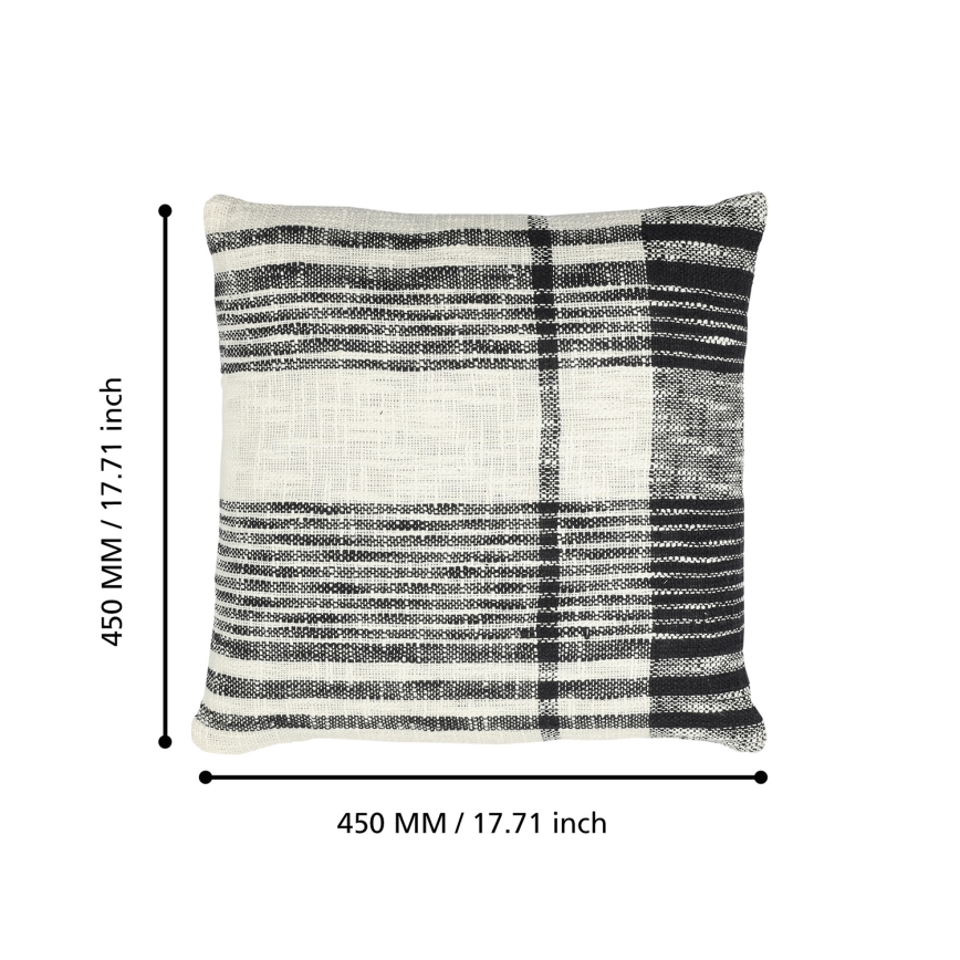 Eglo 420061 - CHEVERY Decorative Cushion 45x45 cm Cream/Black