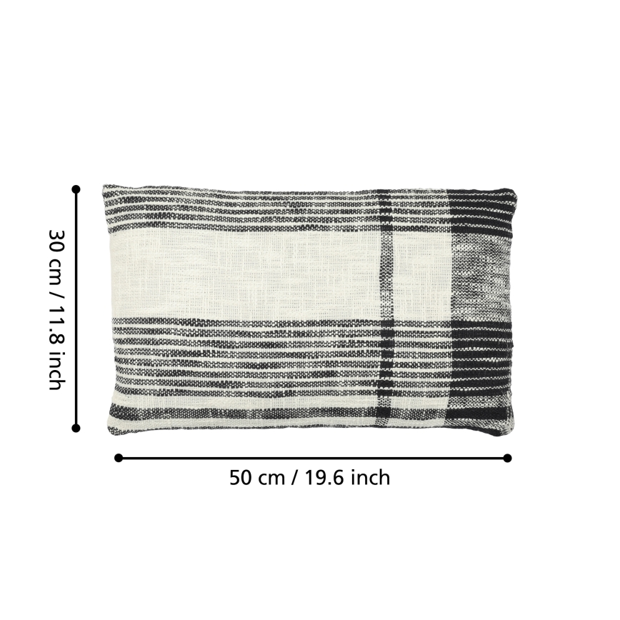 Eglo 420062 - CHEVERY Decorative Cushion 30x50 cm Cream/Black