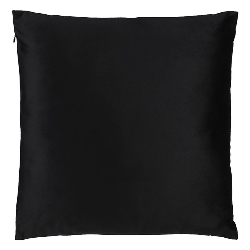 Eglo - Decorative pillow 45x45 cm black/silver