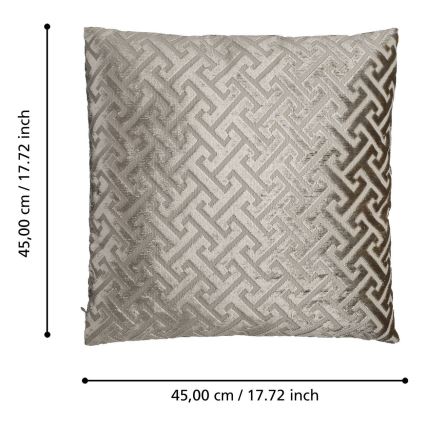 Eglo - Decorative pillow 45x45 cm beige