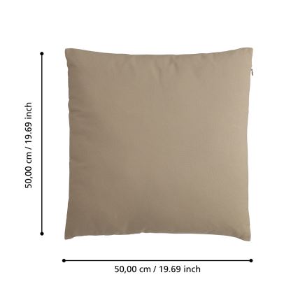 Eglo 420081 - Decorative Cushion ILES 50x50 cm Brown