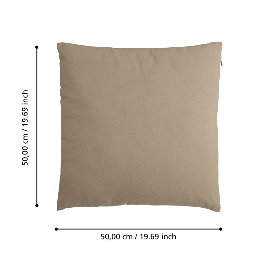 Eglo 420081 - Decorative Cushion ILES 50x50 cm Brown
