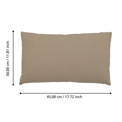 Eglo 420082 - ILES Decorative Cushion 30x45 cm Brown