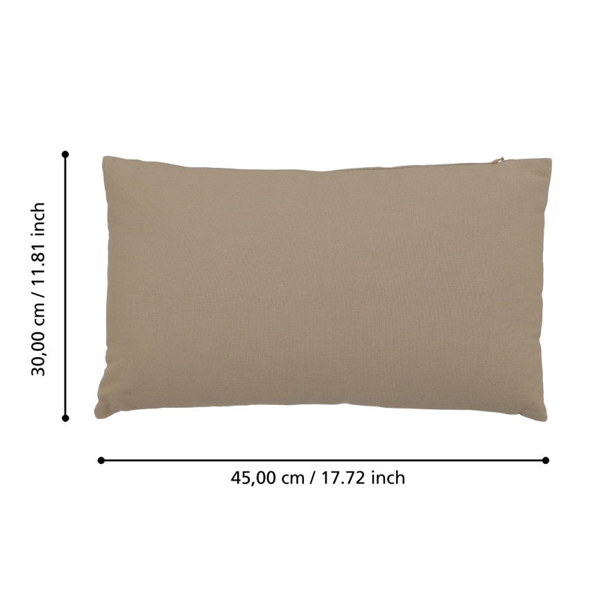 Eglo 420082 - ILES Decorative Cushion 30x45 cm Brown