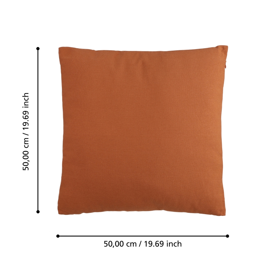 Eglo 420085 - ILES Decorative Cushion 50x50 cm Orange