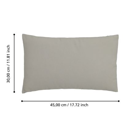 Eglo 420089 - ILES Decorative Cushion 30 x 45 cm, Grey