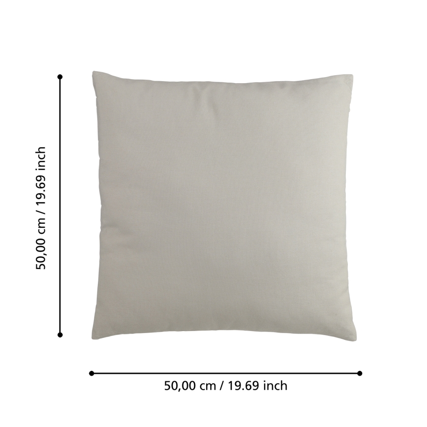 Eglo 420091 - ILES Decorative Cushion 50x50 cm Grey