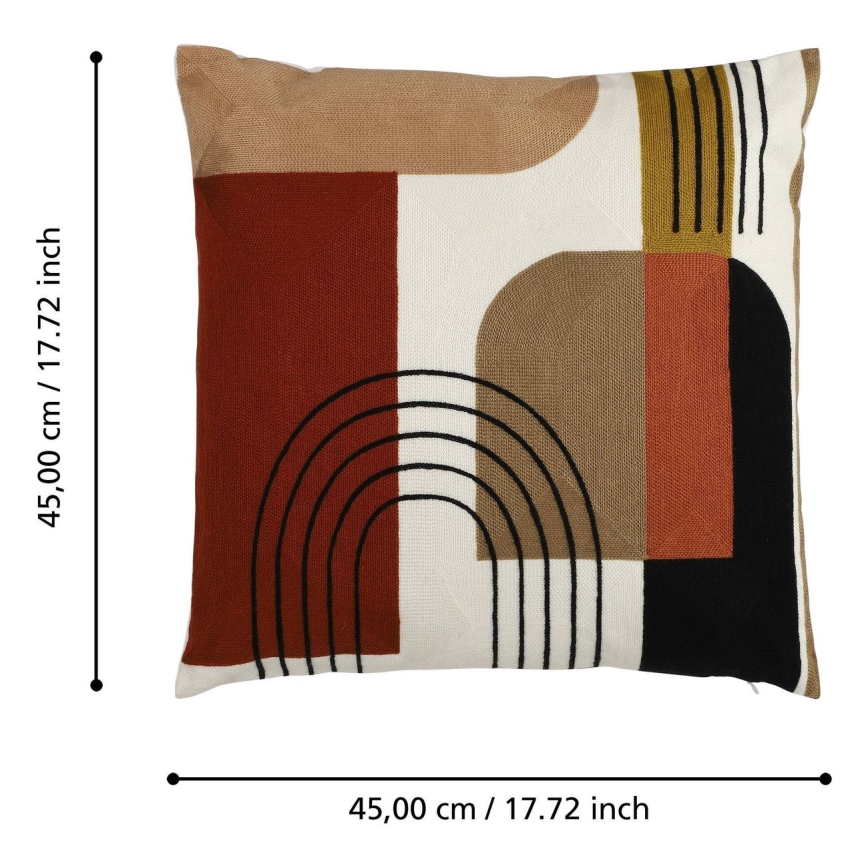 Eglo - Decorative pillow 45x45 cm colorful