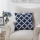 Eglo 420096 - BERHALA Decorative Cushion 45x45 cm Blue/White