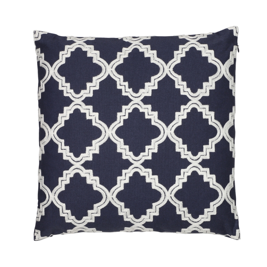 Eglo 420096 - BERHALA Decorative Cushion 45x45 cm Blue/White