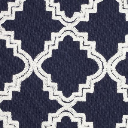 Eglo 420096 - BERHALA Decorative Cushion 45x45 cm Blue/White