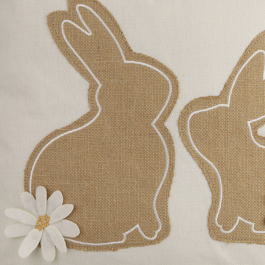 Eglo 420097 - CHEVERY Decorative Cushion 45x45 cm Beige/Brown