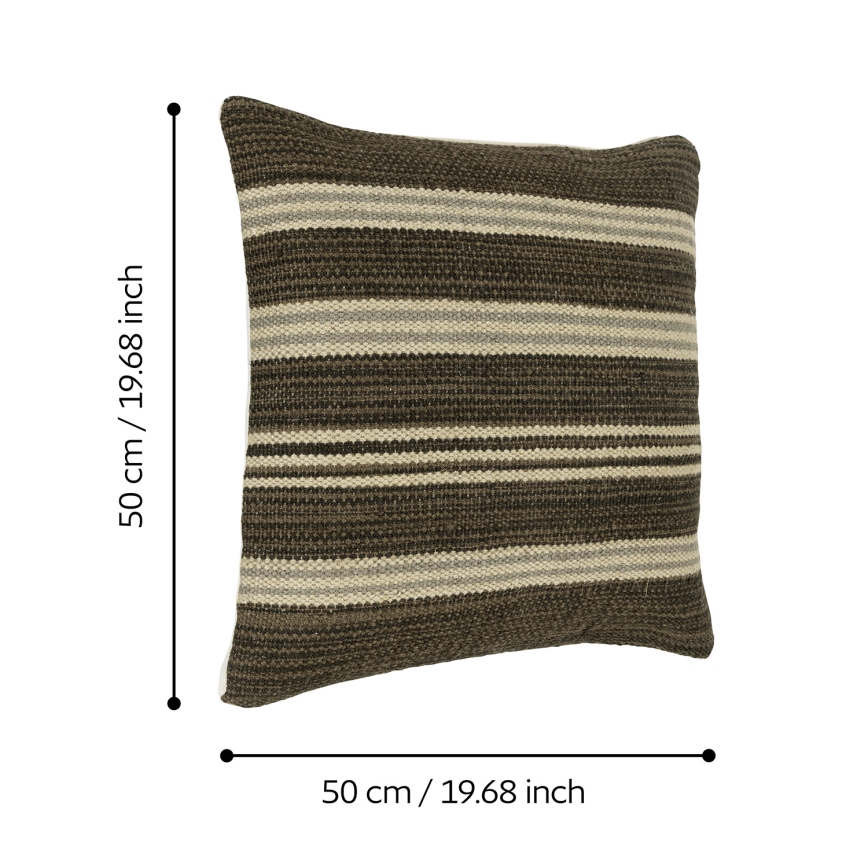 Eglo 420104 - CHEVERY Decorative Cushion 50x50 cm, Brown