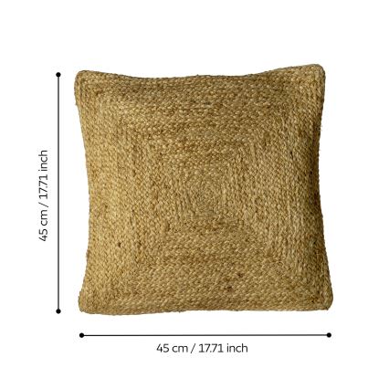 Eglo 420106 - COTABATO Decorative Cushion 45x45 cm Brown