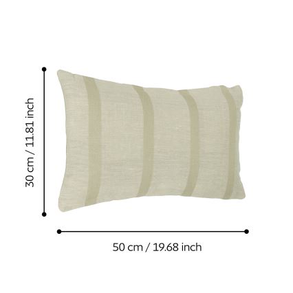Eglo 420111 - Decorative cushion BETAMPONA 30x50 cm beige