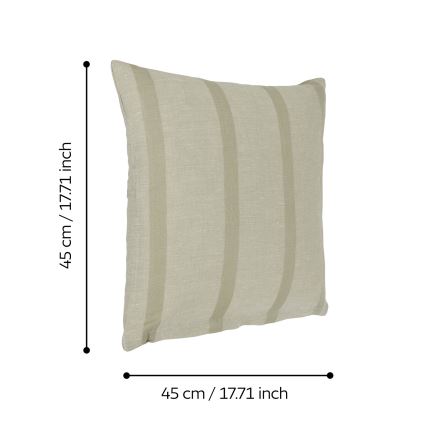 Eglo 420112 - BETAMPONA Decorative Cushion 45 x 45 cm, Beige