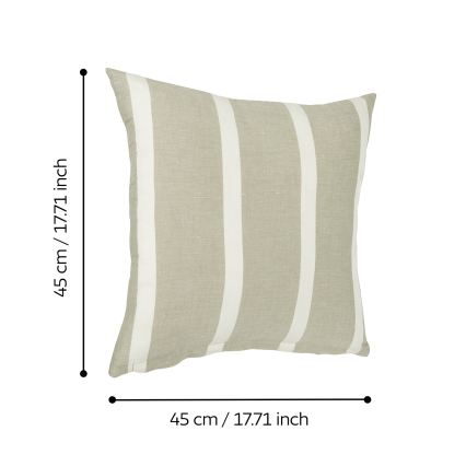 Eglo 420114 - Decorative cushion BETAMPONA 45x45 cm beige