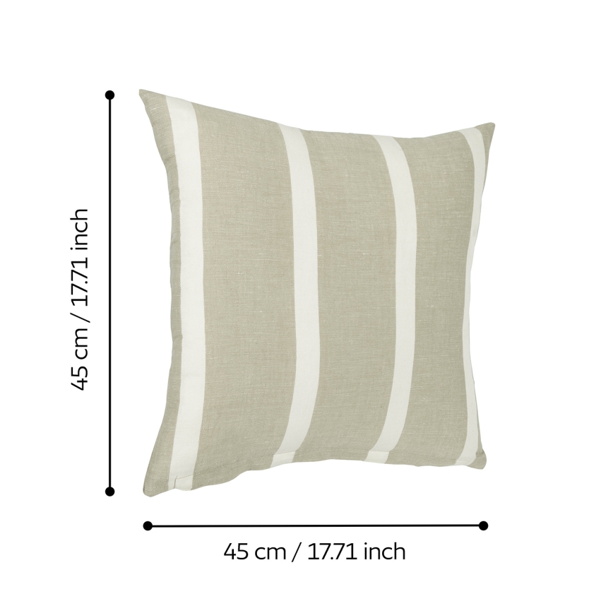 Eglo 420114 - Decorative cushion BETAMPONA 45x45 cm beige
