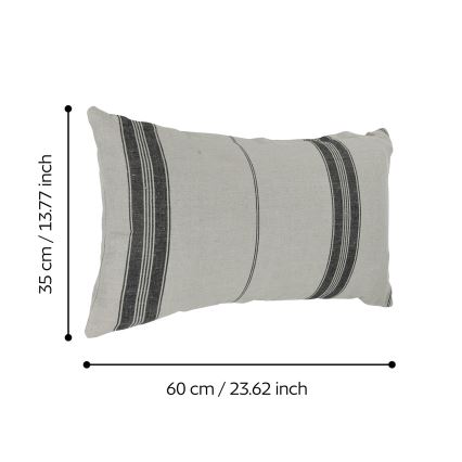 Eglo 420115 - Decorative cushion BETAMPONA 35 x 60 cm, grey