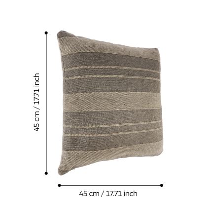 Eglo 420125 - CHEVERY Decorative Cushion 45x45 cm, Brown