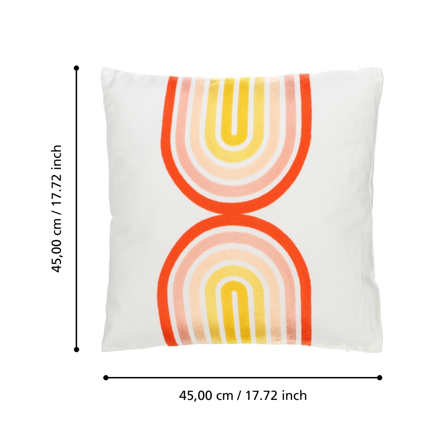 Eglo 420237 - BERHALA decorative cushion 45x45 cm multicoloured