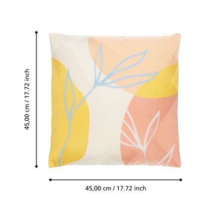 Eglo 420243 - BERHALA Decorative Cushion 45x45 cm, Vibrant Multicolored