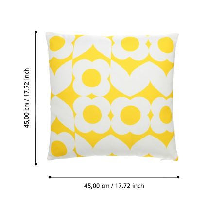 Eglo 420245 - TSUNAN Decorative Cushion 45x45 cm Yellow