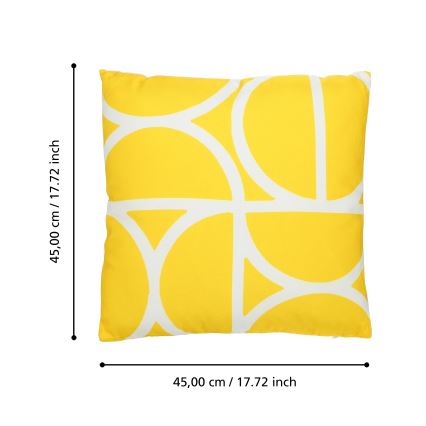 Eglo 420248 - TSUNAN Decorative Cushion 45x45 cm, Yellow