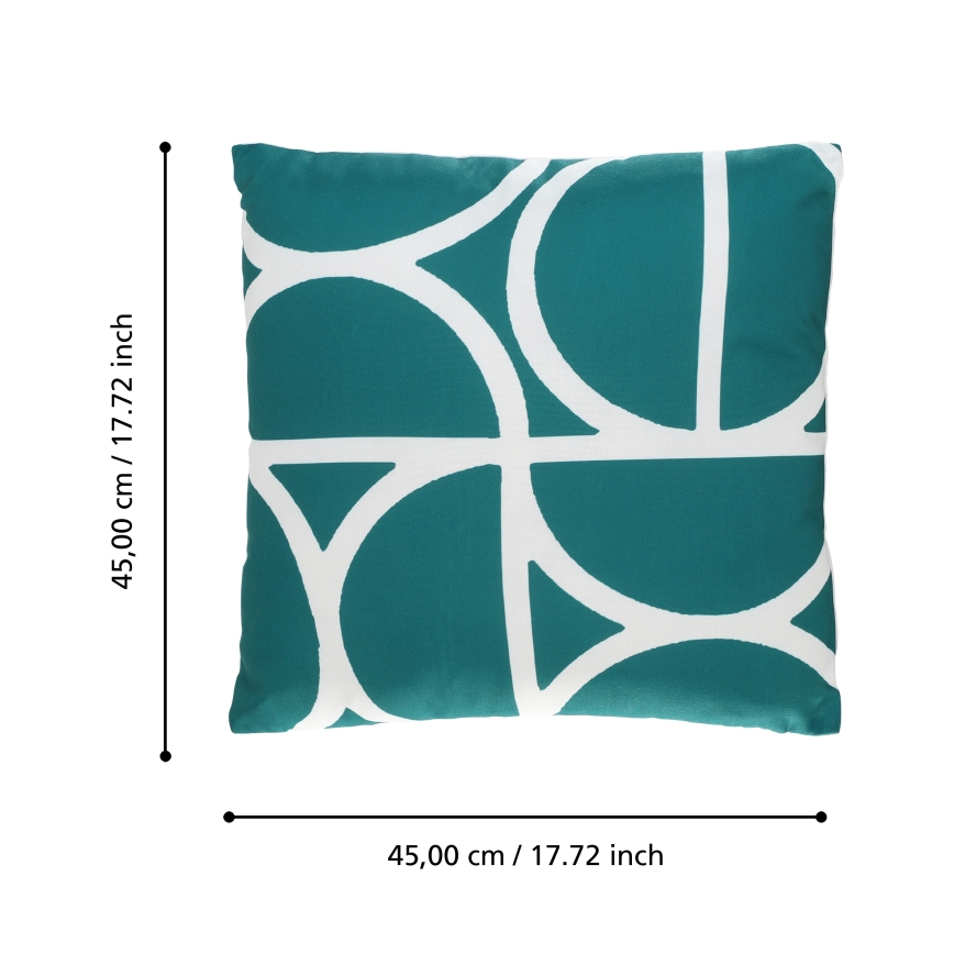 Eglo 420249 - Decorative Cushion TSUNAN 45x45 cm Green