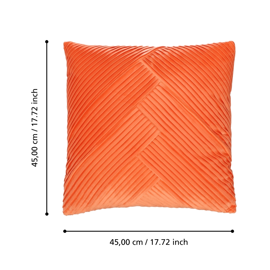 Eglo 420264 - SHOURA Decorative Cushion 45 x 45 cm, Orange