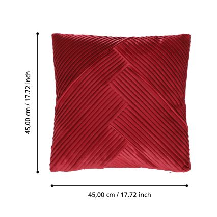 Eglo 420265 - SHOURA Decorative Cushion 45x45 cm Red