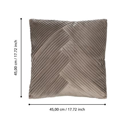 Eglo 420266 - SHOURA Decorative Cushion 45x45 cm Brown