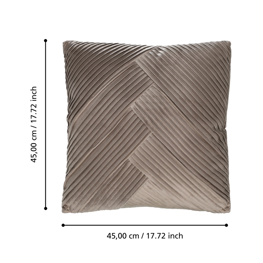 Eglo 420266 - SHOURA Decorative Cushion 45x45 cm Brown